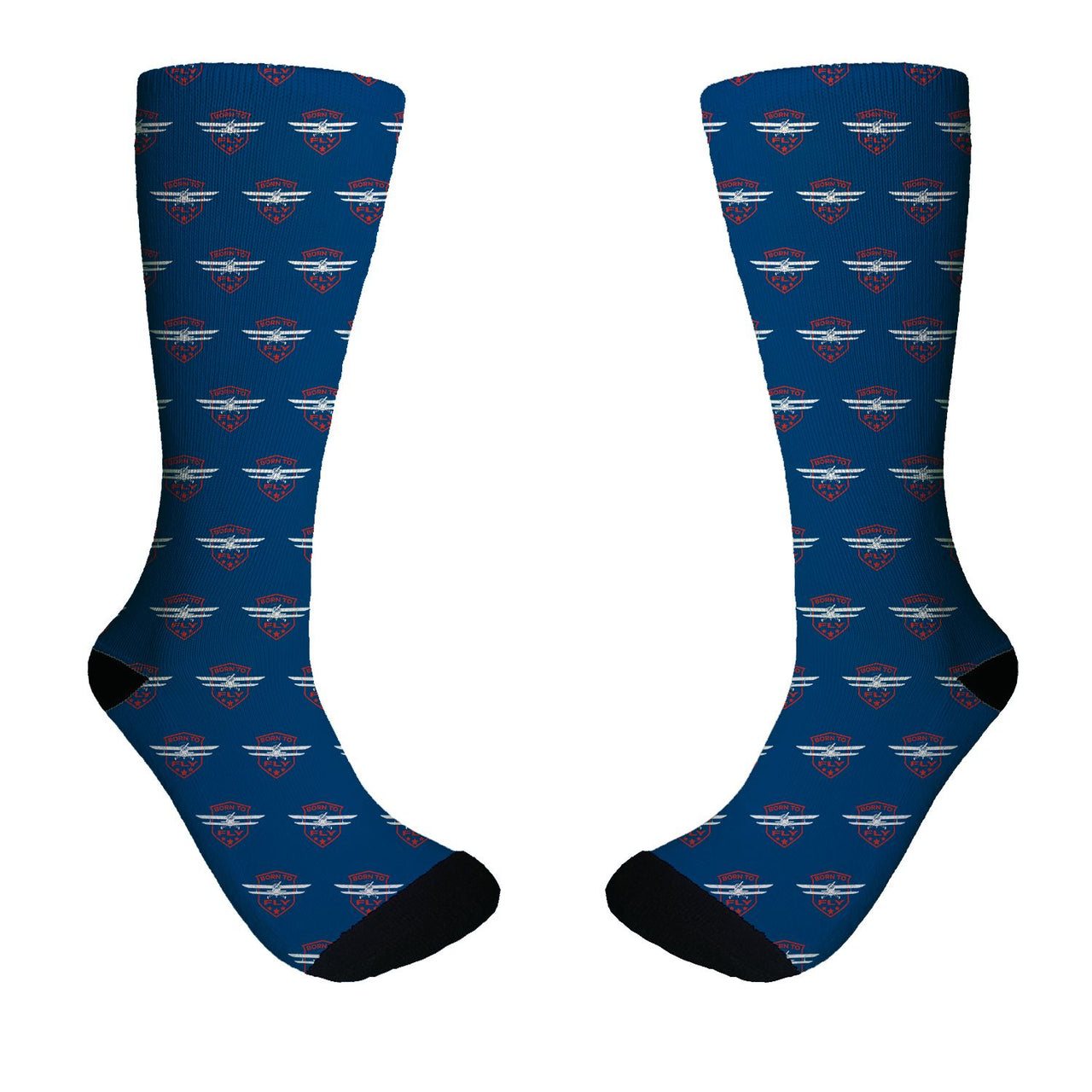 Super Born To Fly Designed Socks
