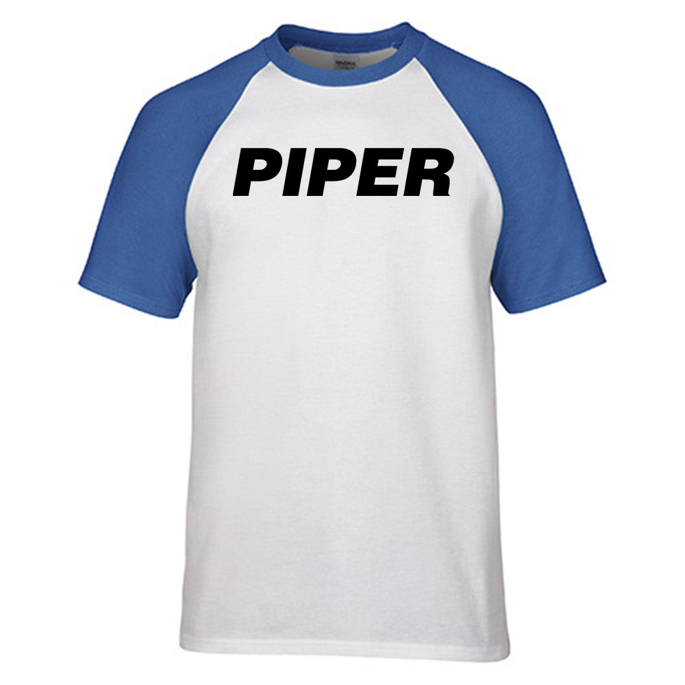 Piper & Text Designed Raglan T-Shirts