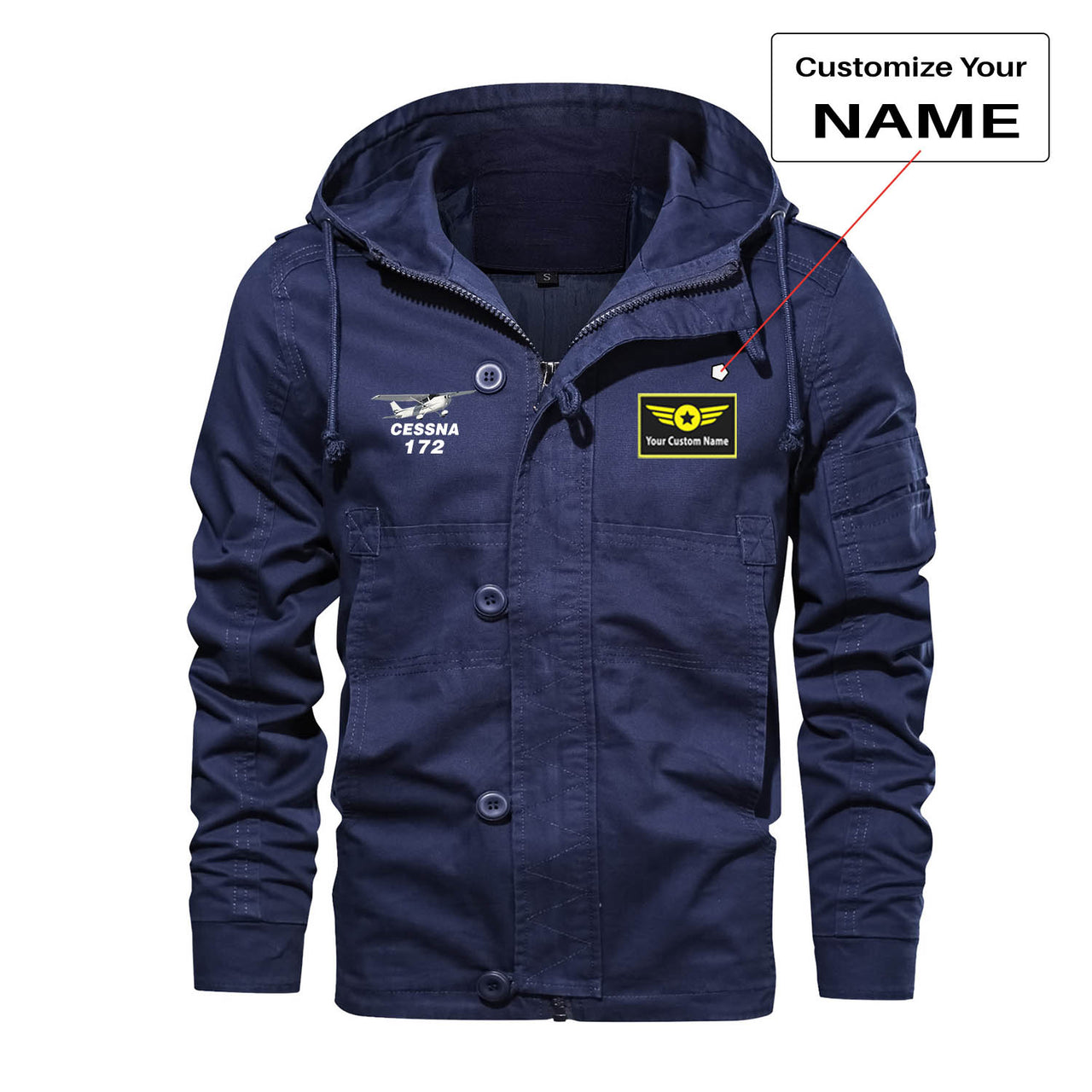 The Cessna 172 Designed Cotton Jackets