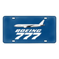 Thumbnail for The Boeing 777 Designed Metal (License) Plates