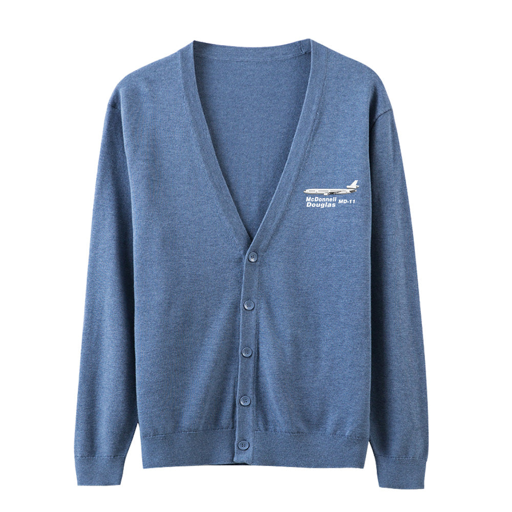 The McDonnell Douglas MD-11 Designed Cardigan Sweaters