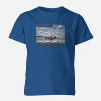 Thumbnail for Amazing Clouds and Boeing 737 NG Designed Children T-Shirts