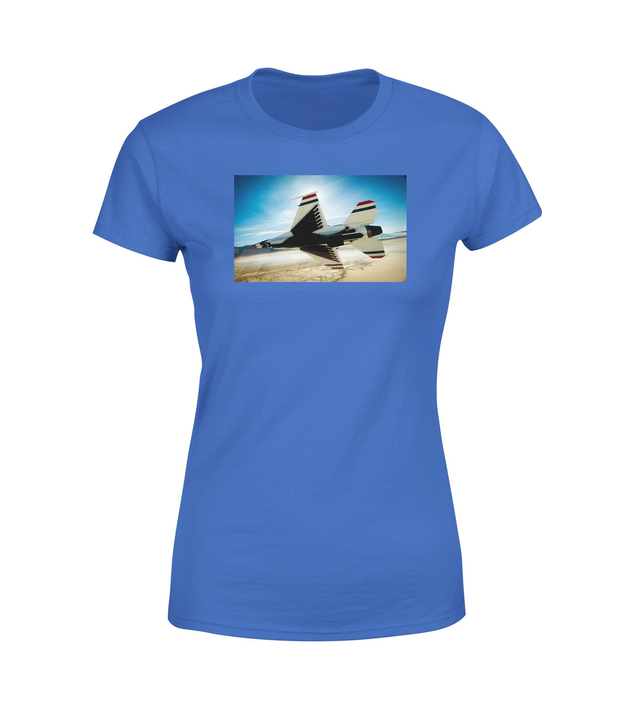 Turning Right Fighter Jet 16 Designed Women T-Shirts