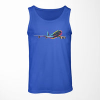 Thumbnail for Multicolor Airplane Designed Tank Tops