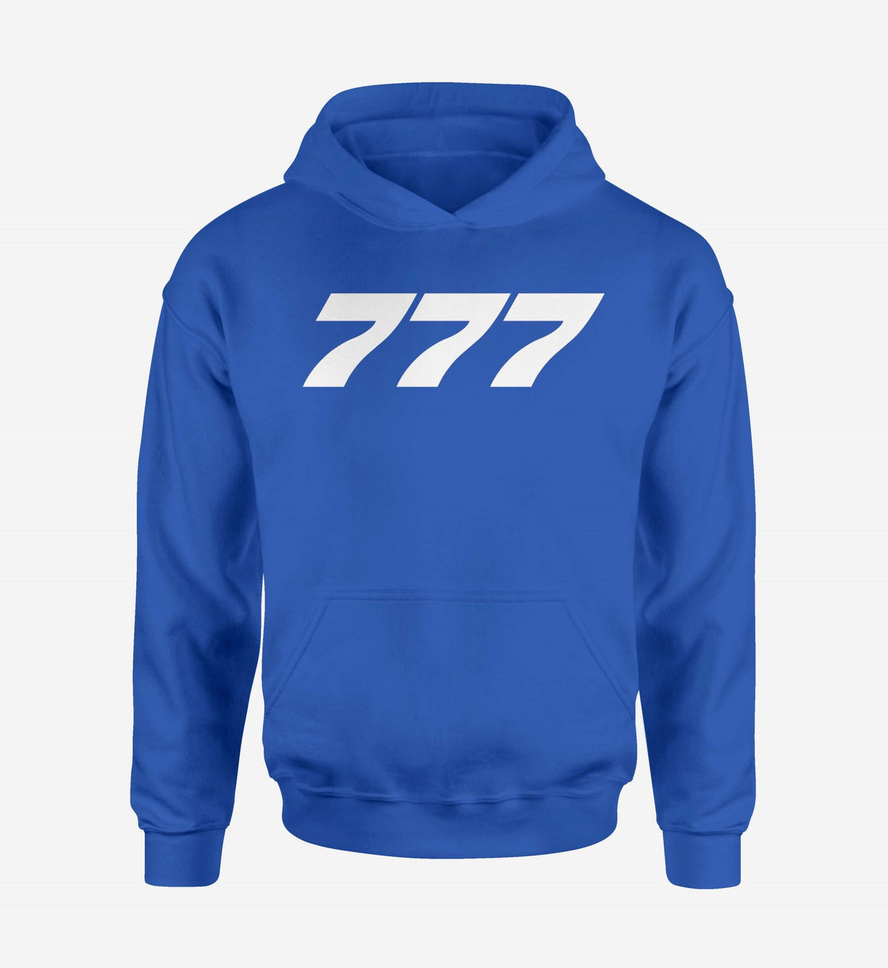 777 Flat Text Designed Hoodies