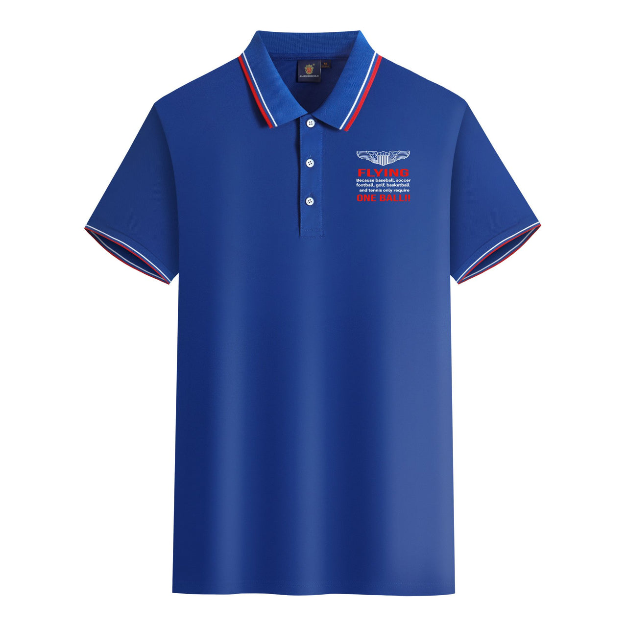 Flying One Ball Designed Stylish Polo T-Shirts