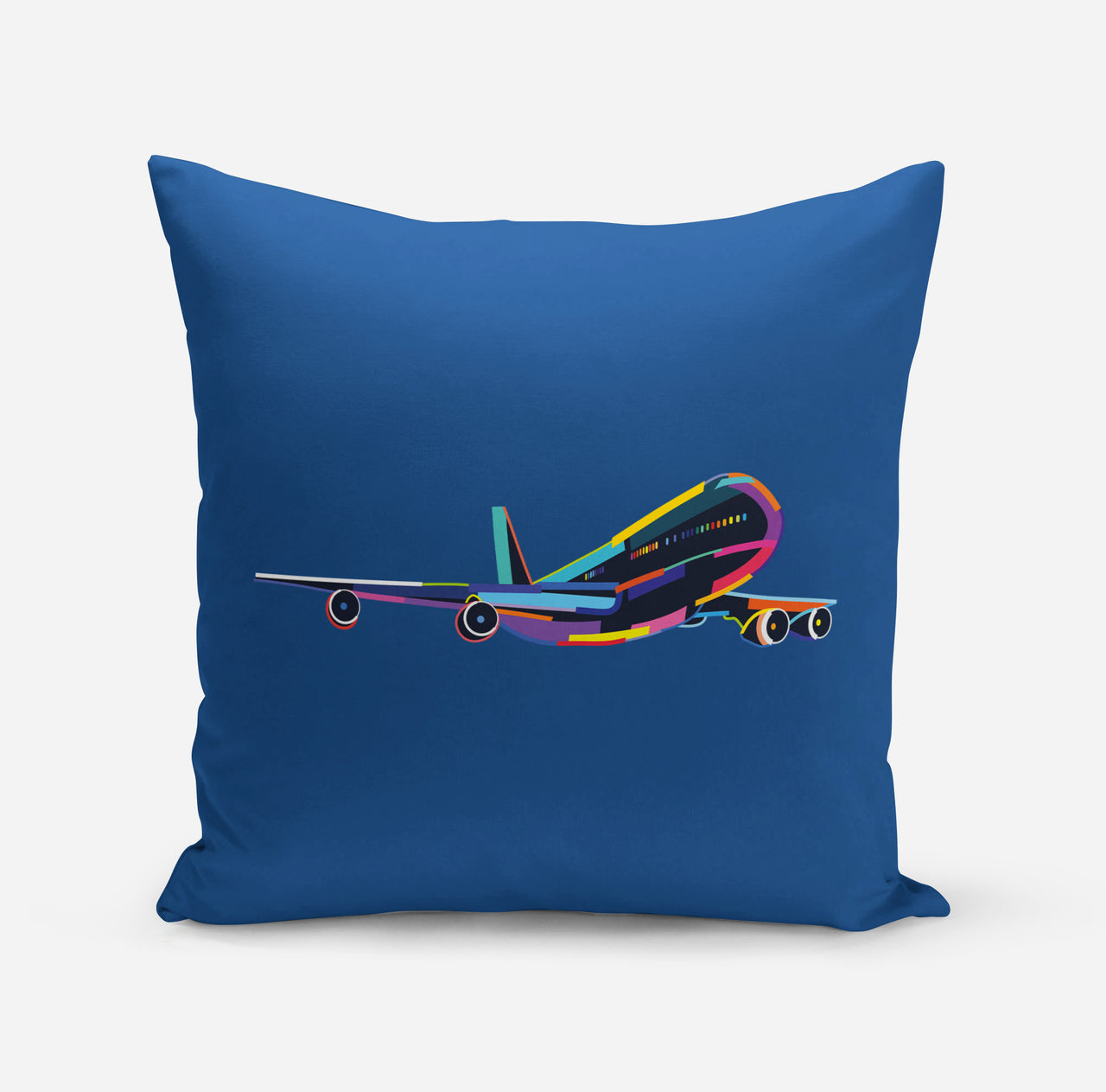 Multicolor Airplane Designed Pillows