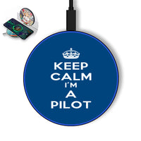Thumbnail for Keep Calm I'm a Pilot Designed Wireless Chargers