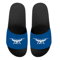 Thumbnail for Drone Silhouette Designed Sport Slippers