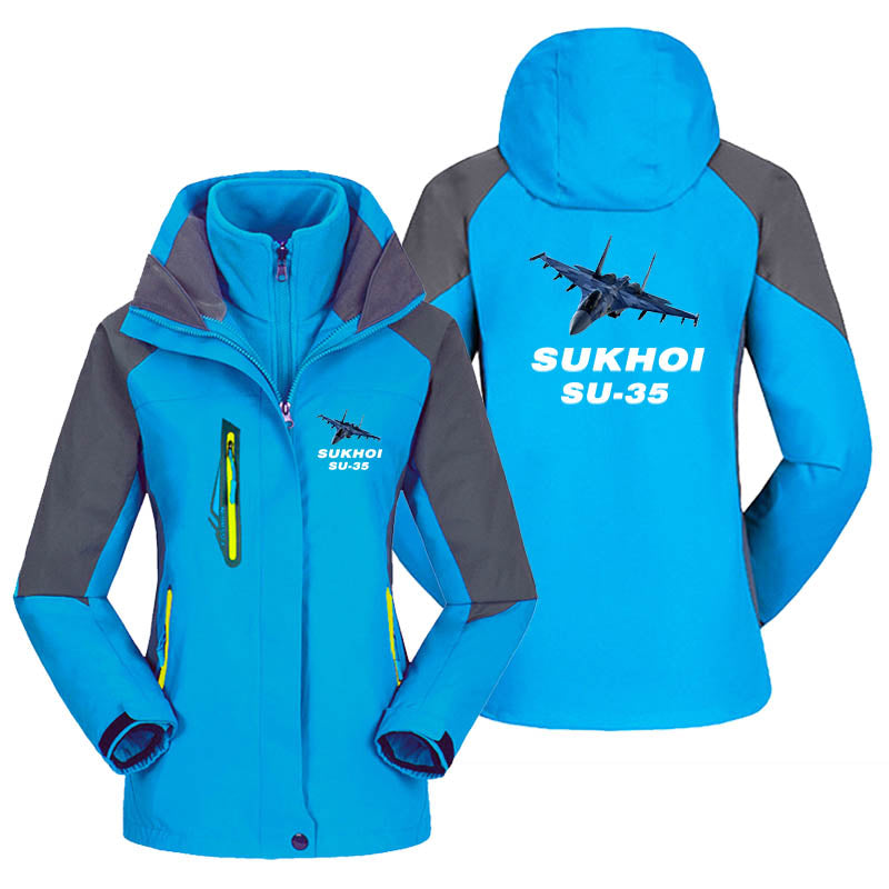The Sukhoi SU-35 Designed Thick "WOMEN" Skiing Jackets