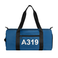 Thumbnail for A319 Flat Text Designed Sports Bag