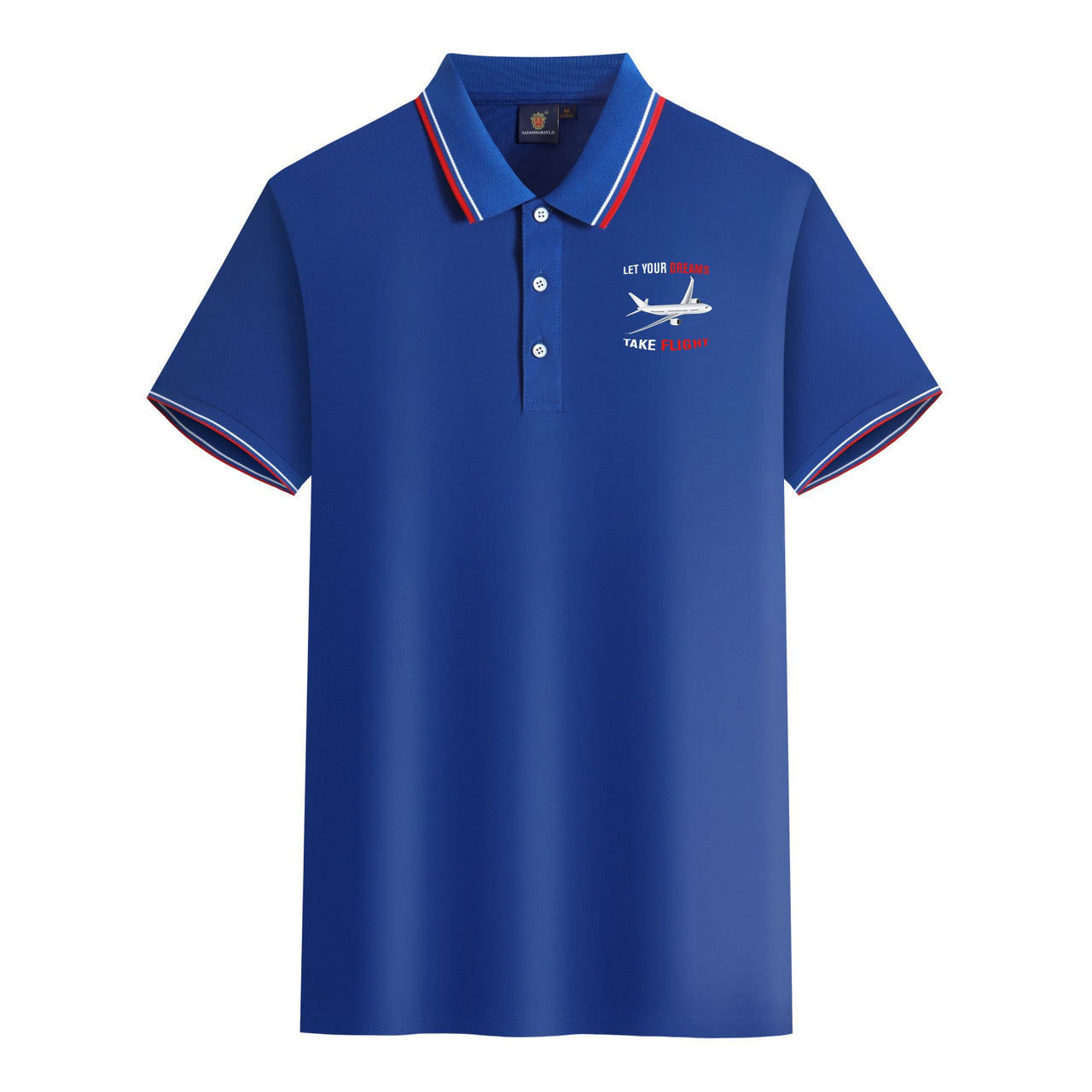 Let Your Dreams Take Flight Designed Stylish Polo T-Shirts