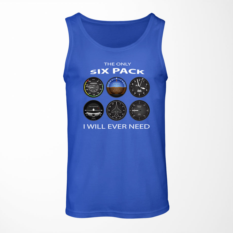 The Only Six Pack I Will Ever Need Designed Tank Tops