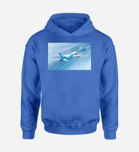 Thumbnail for Beautiful Painting of Boeing 787 Dreamliner Designed Hoodies