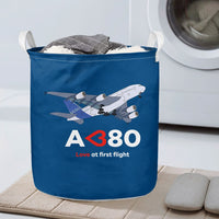 Thumbnail for Airbus A380 Love at first flight Designed Laundry Baskets