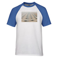 Thumbnail for Military Jets Designed Raglan T-Shirts