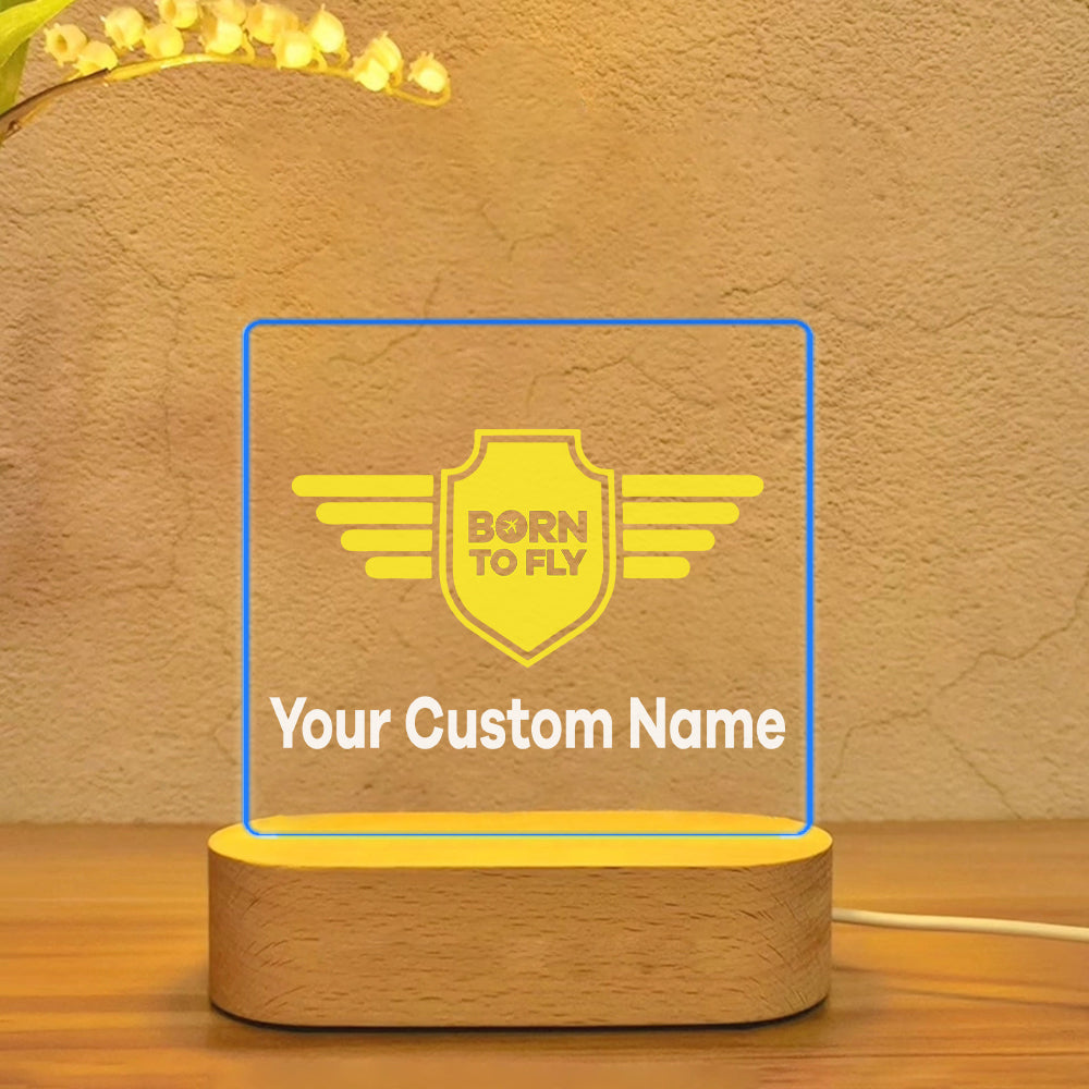 Custom Name (Badge 5) Designed Night Lamp