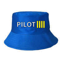 Thumbnail for Pilot & Stripes (4 Lines) Designed Summer & Stylish Hats
