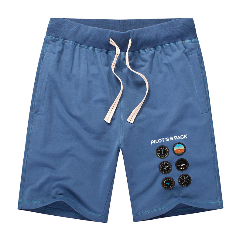 Pilot's 6 Pack Designed Cotton Shorts