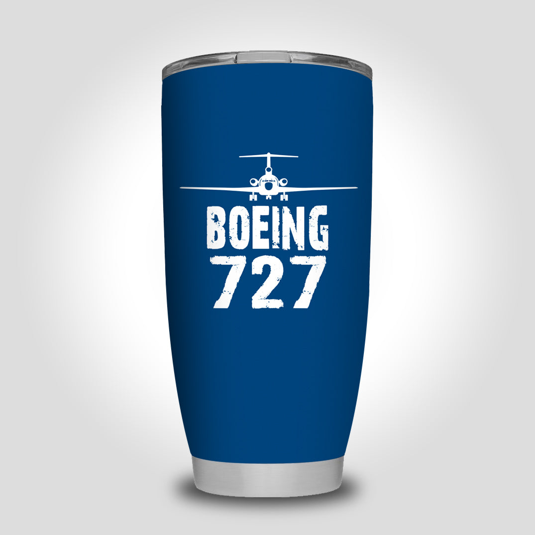 Boeing 727 & Plane Designed Tumbler Travel Mugs