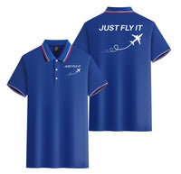 Thumbnail for Just Fly It Designed Stylish Polo T-Shirts (Double-Side)