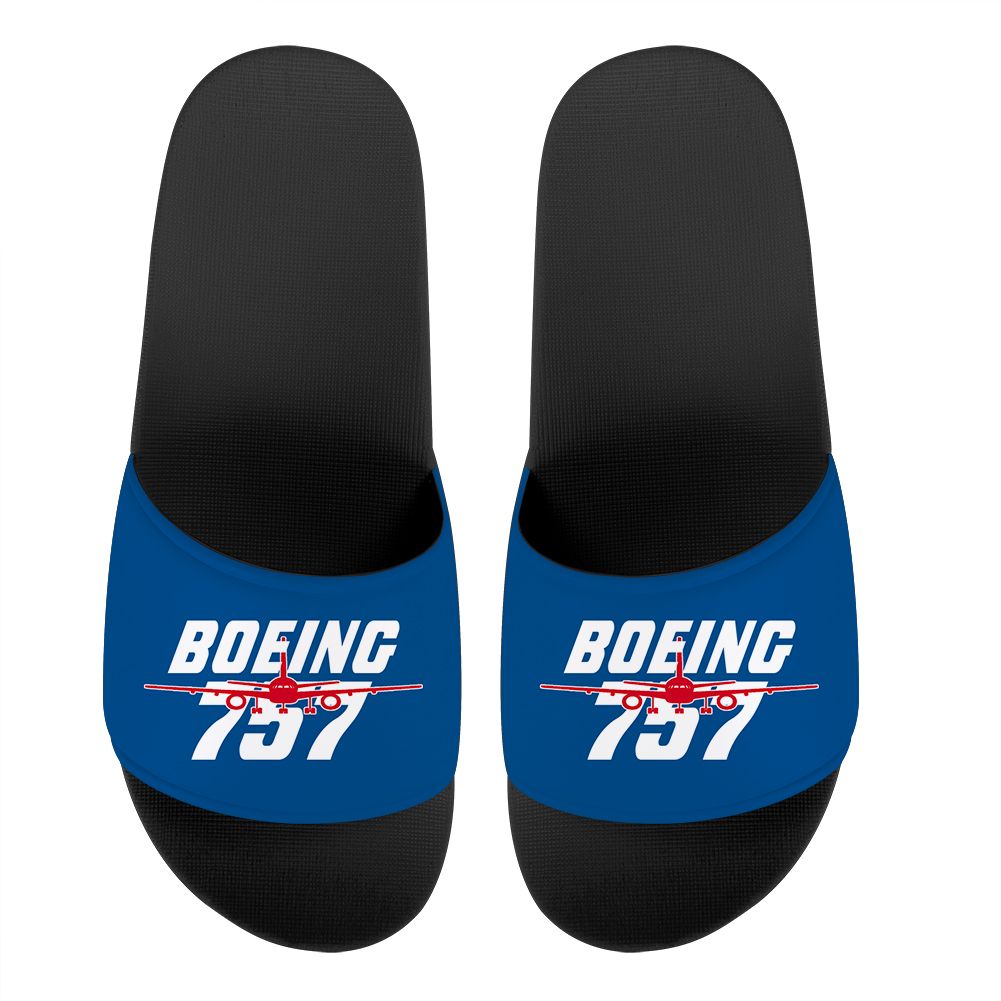 Amazing Boeing 757 Designed Sport Slippers