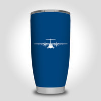 Thumbnail for ATR-72 Silhouette Designed Tumbler Travel Mugs