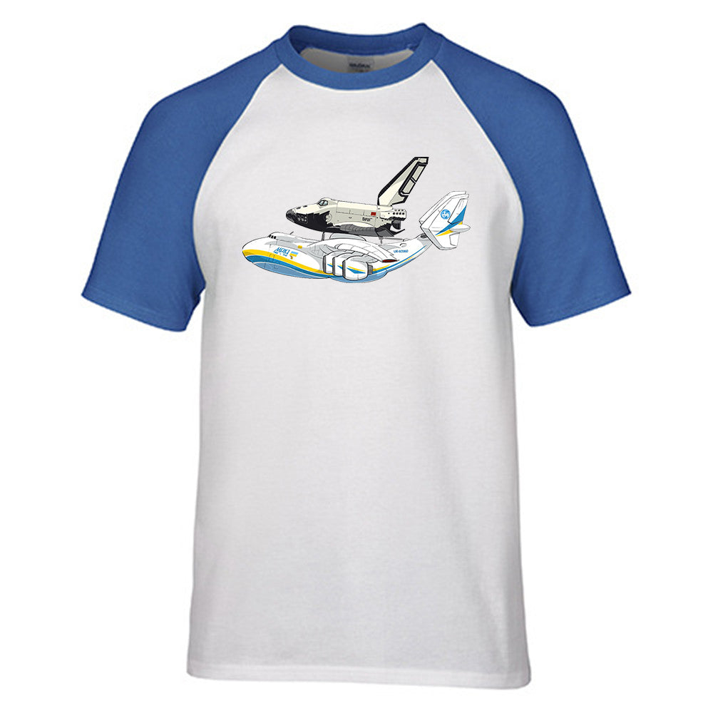 Antonov An-225 & Buran Designed Raglan T-Shirts