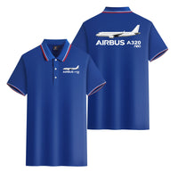 Thumbnail for The Airbus A320Neo Designed Stylish Polo T-Shirts (Double-Side)