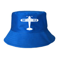 Thumbnail for Eat Sleep Fly & Propeller Designed Summer & Stylish Hats
