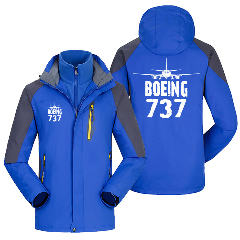 Boeing 737 & Plane Designed Thick Skiing Jackets