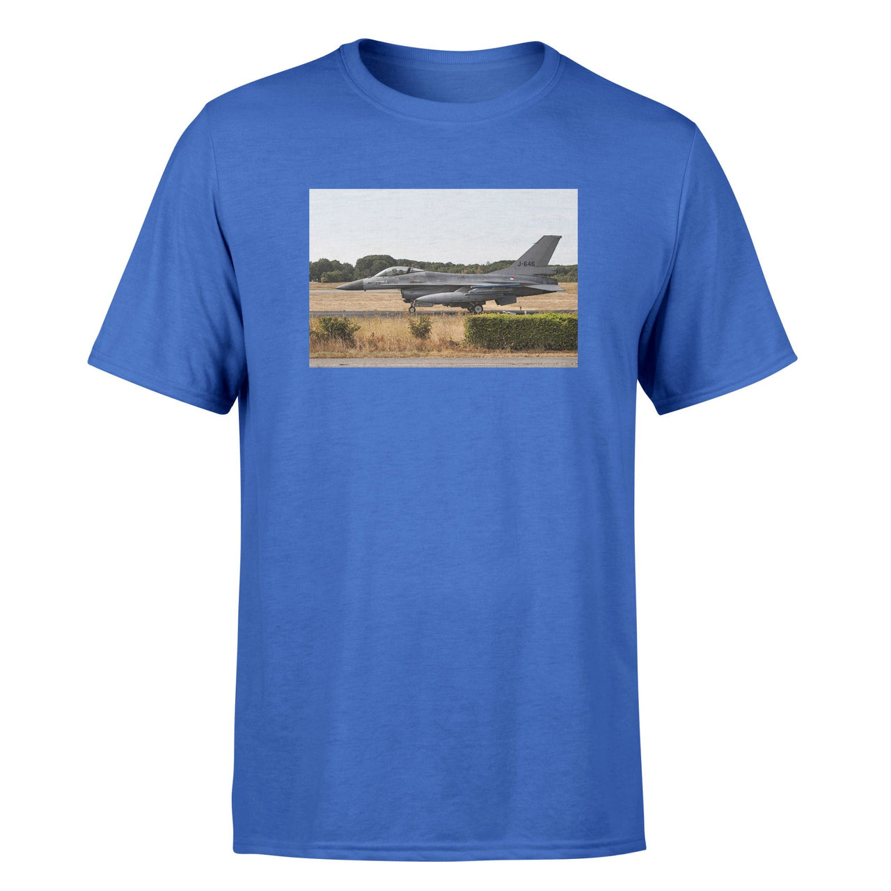 Fighter Jet 16 From Side Designed T-Shirts