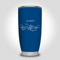 Thumbnail for How Planes Fly Designed Tumbler Travel Mugs