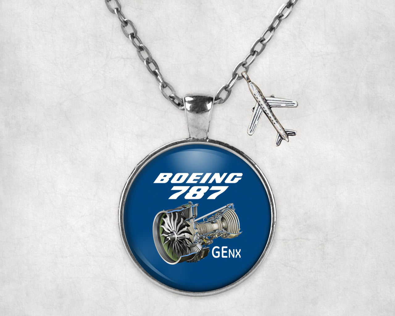 Boeing 787 & GENX Engine Designed Necklaces