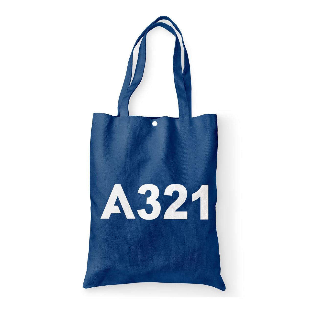 A321 Flat Text Designed Tote Bags