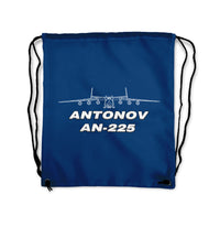 Thumbnail for Antonov AN-225(26) Designed Drawstring Bags