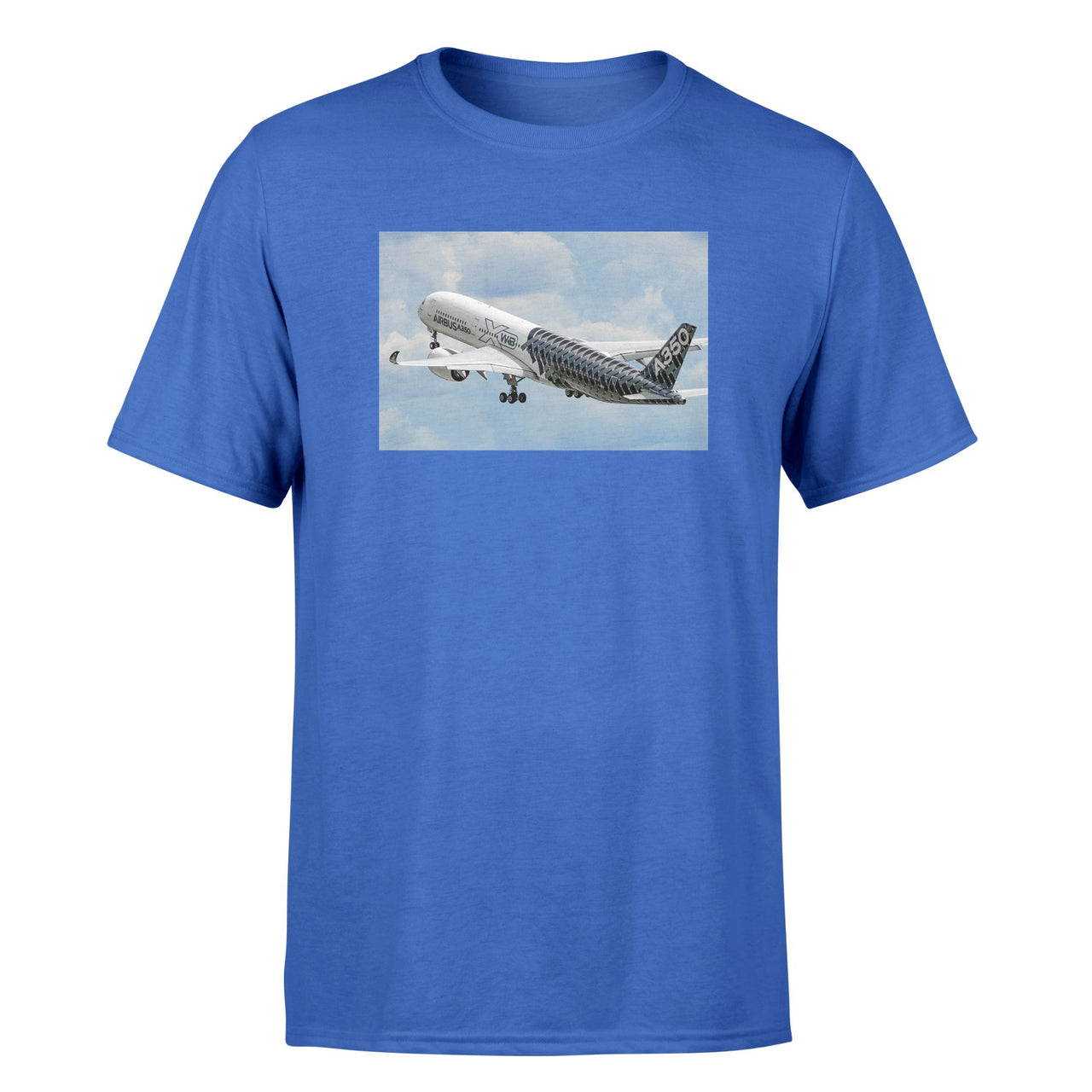 Departing Airbus A350 (Original Livery) Designed T-Shirts