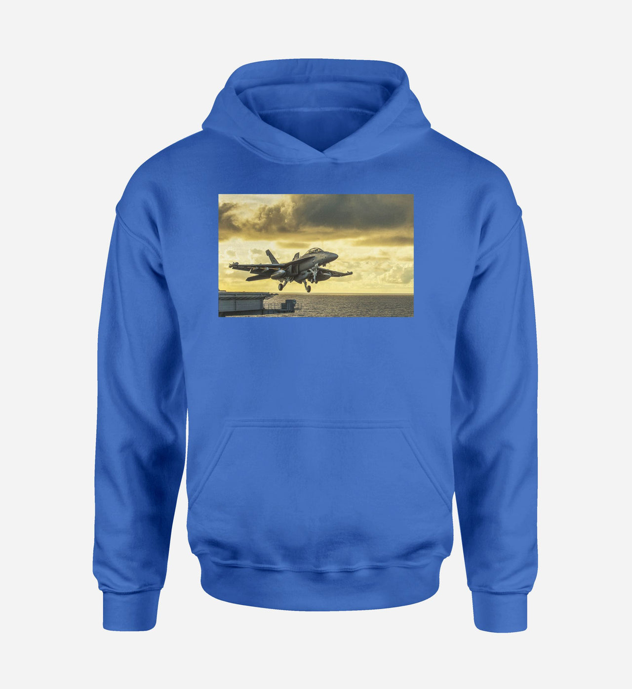 Departing Jet Aircraft Designed Hoodies