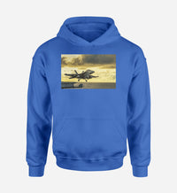 Thumbnail for Departing Jet Aircraft Designed Hoodies
