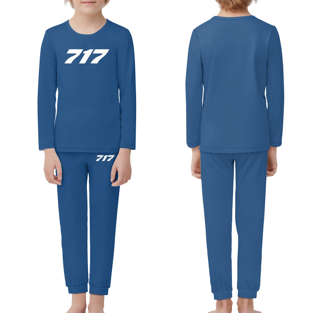 717 Flat Text Designed "Children" Pijamas