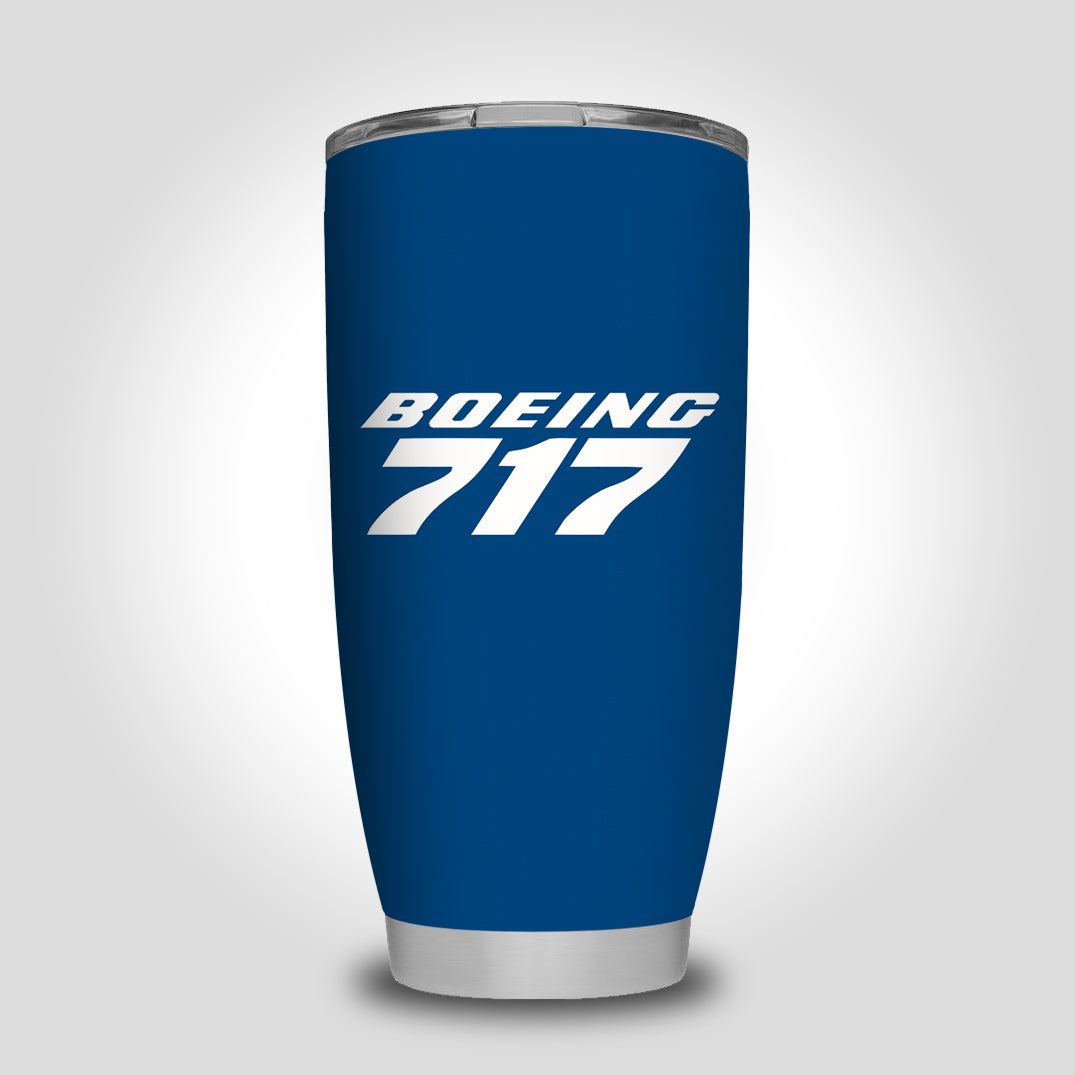 Boeing 717 & Text Designed Tumbler Travel Mugs