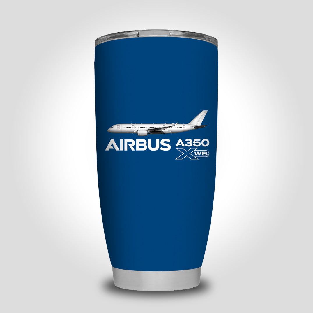 The Airbus A350 WXB Designed Tumbler Travel Mugs