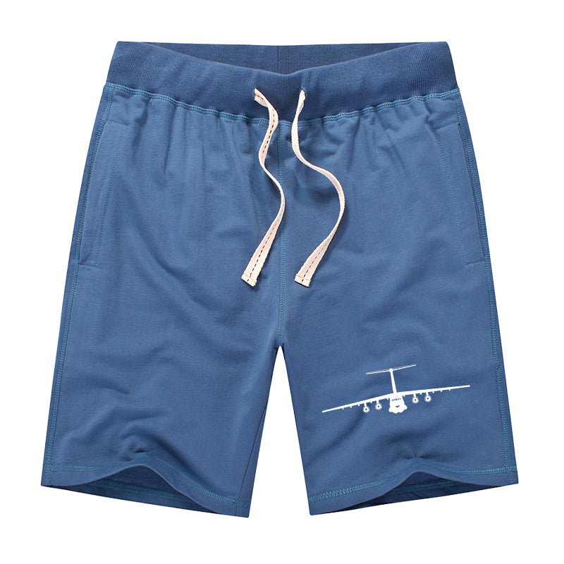 Ilyushin IL-76 Silhouette Designed Cotton Shorts
