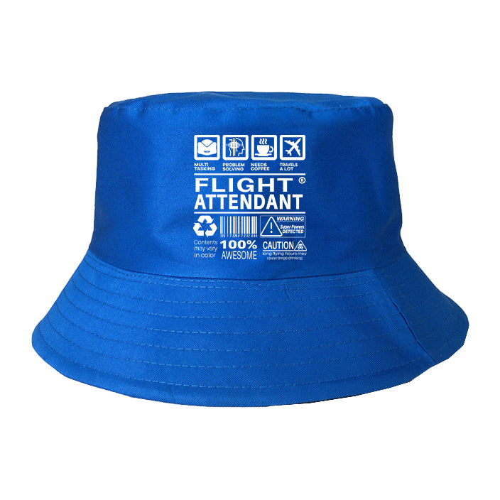 Flight Attendant Label Designed Summer & Stylish Hats