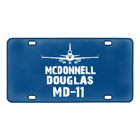 Thumbnail for McDonnell Douglas MD-11 & Plane Designed Metal (License) Plates
