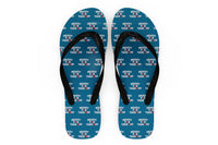 Thumbnail for Ready For Takeoff Designed Slippers (Flip Flops)