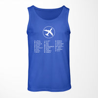 Thumbnail for Aviation Alphabet 2 Designed Tank Tops