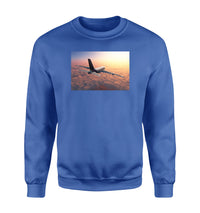 Thumbnail for Super Cruising Airbus A380 over Clouds Designed Sweatshirts