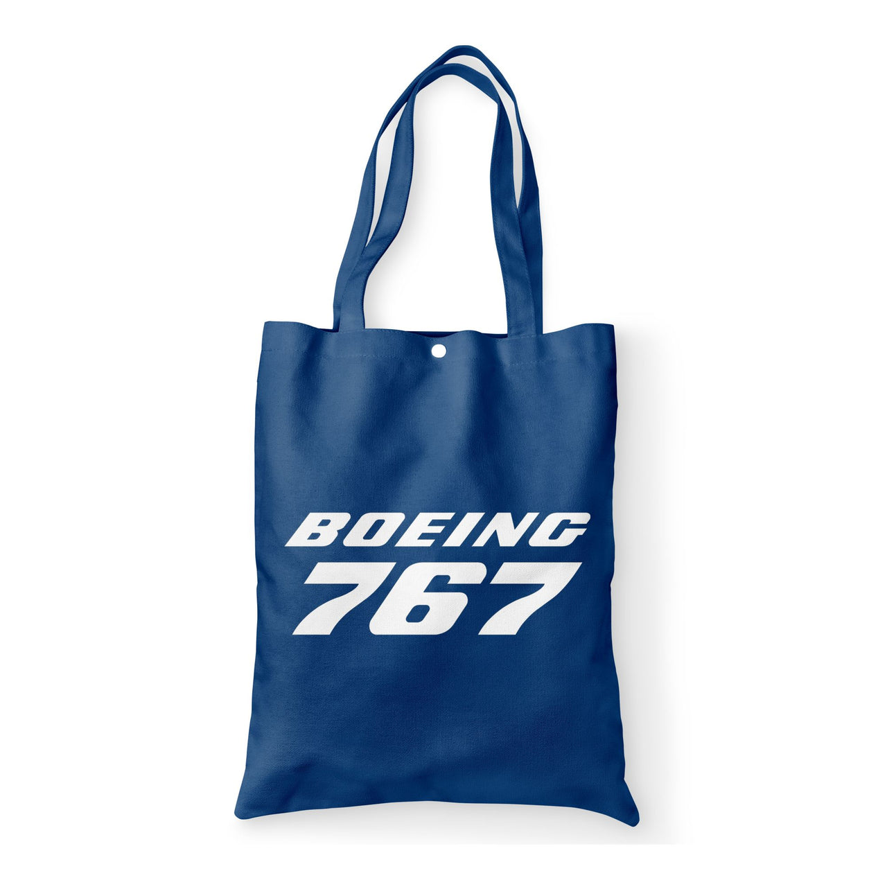 Boeing 767 & Text Designed Tote Bags