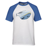 Thumbnail for Antonov 225 takeoff Designed Raglan T-Shirts